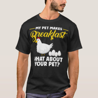 Camiseta O Meu Pet Faz Café Da Manhã, E O Seu Pó De Pet?