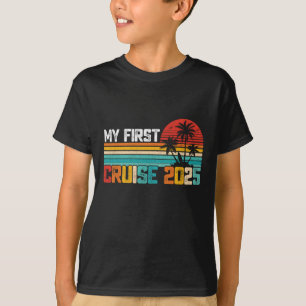 Camiseta O Meu Primeiro Cruise 2025 Family Vacation Cruise