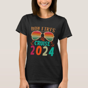 Camiseta O meu primeiro cruzeiro de 2024, Viagem de cruzeir