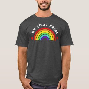 Camiseta O meu primeiro orgulho, Tshirt LGBT Pride LGBTQ Ap