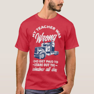 Camiseta O Meu Professor Estava Engraçado, Engraçado Caminh
