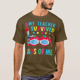 Camiseta O Meu Professor Sobreviveu A 100 Dias Do Meu Estud