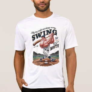 Camiseta O Meu Rapaz Pode Nem Sempre Balançar, Mas Faço-O.