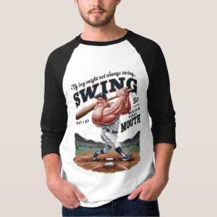 Camiseta O Meu Rapaz Pode Nem Sempre Balançar, Mas Faço-O.