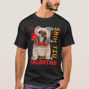 Camiseta O Meu Shih Tzu É O Meu Cachorro Namorados Cute Seg
