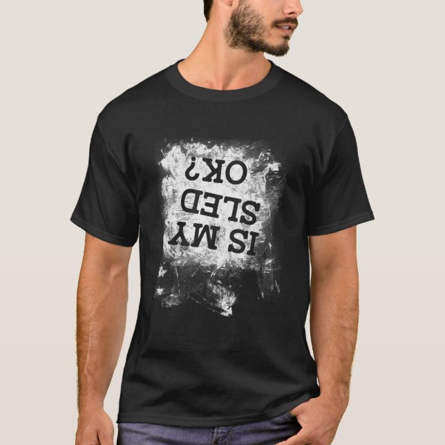 Camiseta O Meu Sled Ok Snowmobile Snowmobiling (Frente)