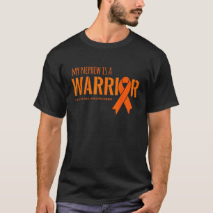 Camiseta O meu sobrinho é um guerreiro, Leucemia, Cancer de