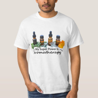 Camiseta O meu Super Poder é a Aromatheria