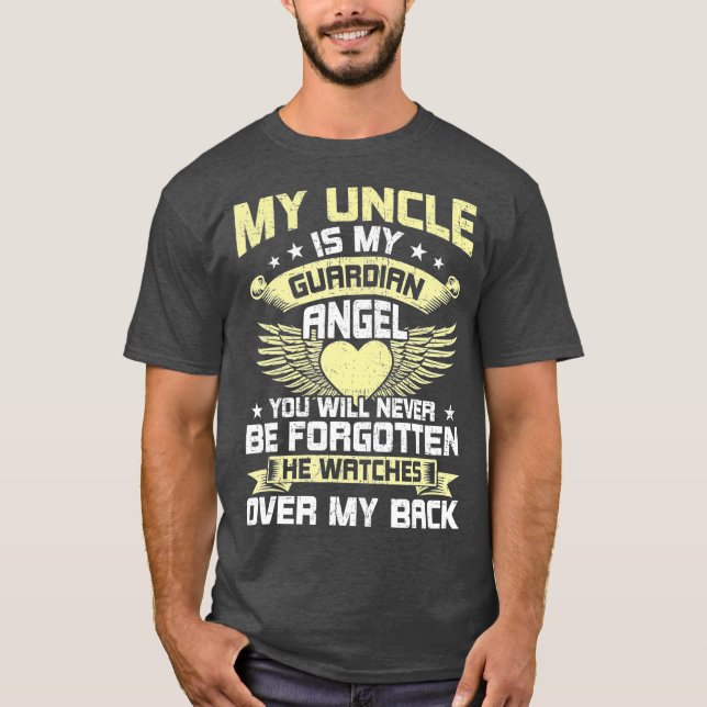 Camiseta O Meu Tio É O Meu Tio Anjo Da Guardiã (Frente)