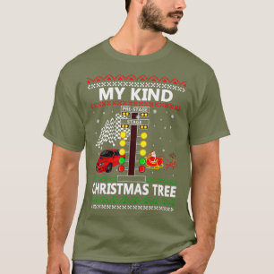 Camiseta O meu tipo de natal de árvore de Natal a correr n