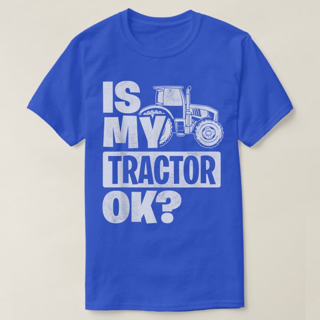 Camiseta O Meu Trator Ok Trator Farmer Agricultura (Frente do Design)