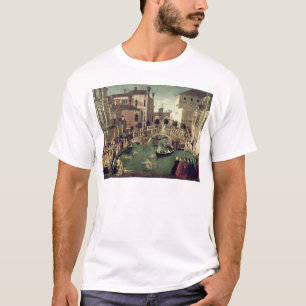 Camiseta O milagre da cruz na ponte de San Lorenzo