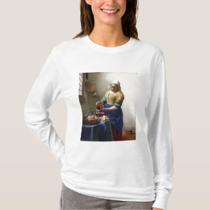 Camiseta O Milkmaid, c.1658-60 (óleo em canvas)