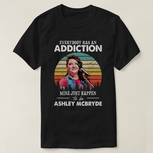 Camiseta O Mim Do Presente De Música É Ashley McBryde (Frente do Design)