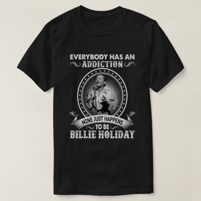 Camiseta O Mim Do Presente De Música É Billie Holiday (Frente do Design)
