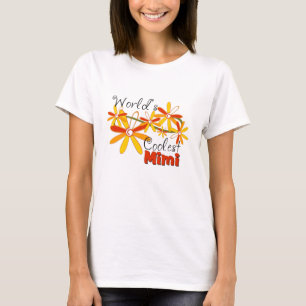 Camiseta O Mimi Mais Legal do Mundo Floral