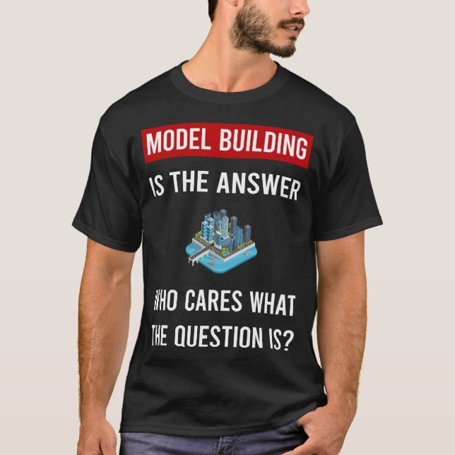 Camiseta O Modelo de Resposta (Frente)