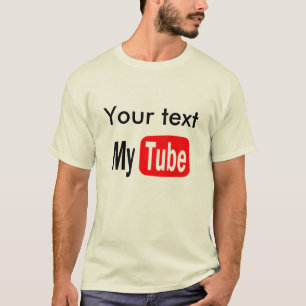 Camiseta O modelo engraçado de YouTube, fá-lo você mesmo
