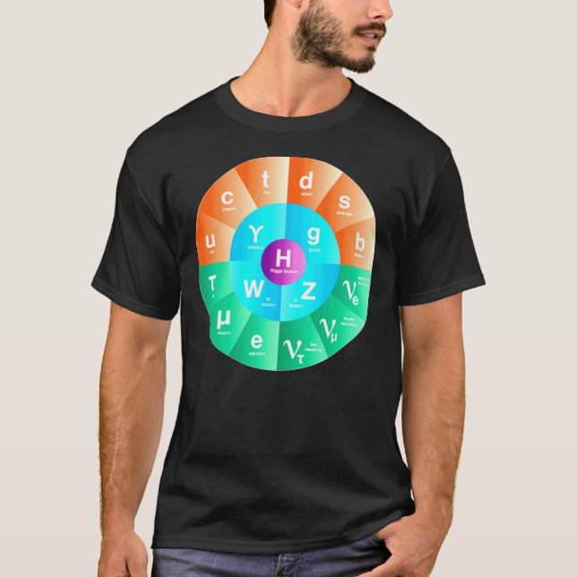 Camiseta O Modelo Padrão De Física De Partículas (Frente)