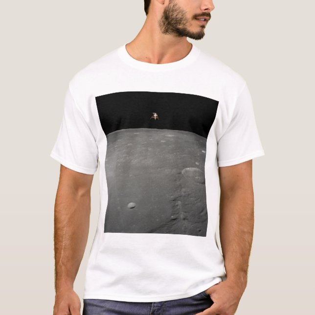 Camiseta O módulo lunar Apollo 12 Intrepid (Frente)
