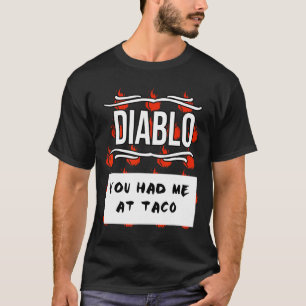 Camiseta O Molho De Diablo De Halloween Do Grupo Hot Moles