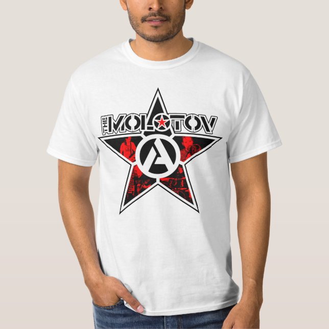 Camiseta O MOLOTOV - começo da banda no branco (Frente)