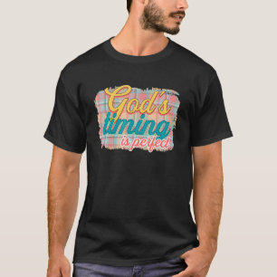 Camiseta O momento de Deus cristão de Jesus religioso é per