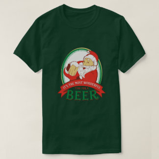 Camiseta O momento o mais maravilhoso para uma cerveja