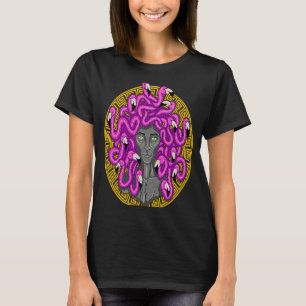 Camiseta O monstro da mitologia grega antiga Górgona Medusa
