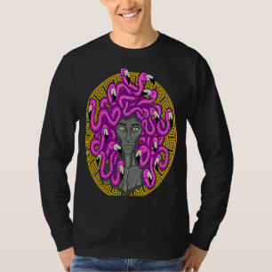 Camiseta O monstro da mitologia grega antiga Górgona Medusa