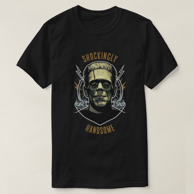 Camiseta O monstro de Frankenstein  (Frente do Design)