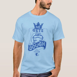 Camiseta O monstro do biscoito mim obtem a massa