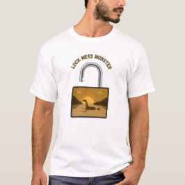 Camiseta O monstro do Ness Lock