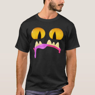 Camiseta O monstro patético masculino encara fantasia de Ha