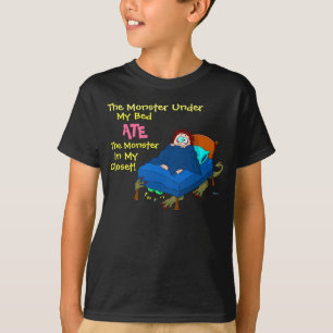 Camiseta O monstro sob minha cama