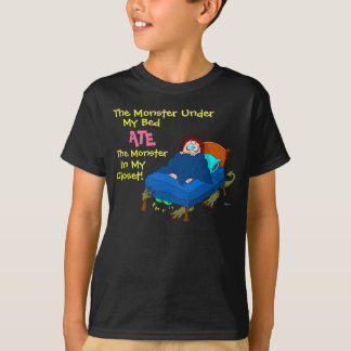 Camiseta O monstro sob minha cama