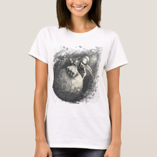 Camiseta o montanhista de cobre sem redução