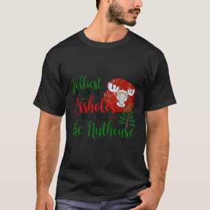 Camiseta O Monte De Buracos De Natal Mais Jolliest Deste La