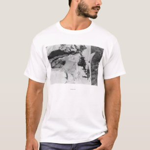 Camiseta O Monte Rainier, montanhistas da geleira de WA