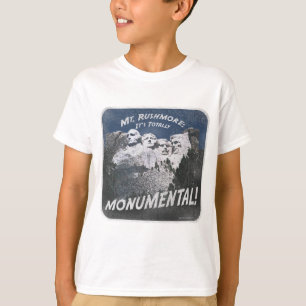 Camiseta O Monte Rushmore monumental