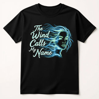 Camiseta O morro dos ventos uivantes - o vento chama o meu