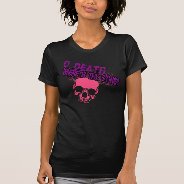 Camiseta O Morte Onde Está O Seu Pé (Frente)