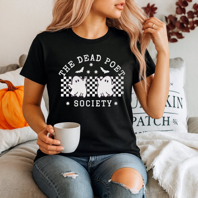 Camiseta O Morto Poeta da Sociedade Ghost Galloween (Criador carregado)