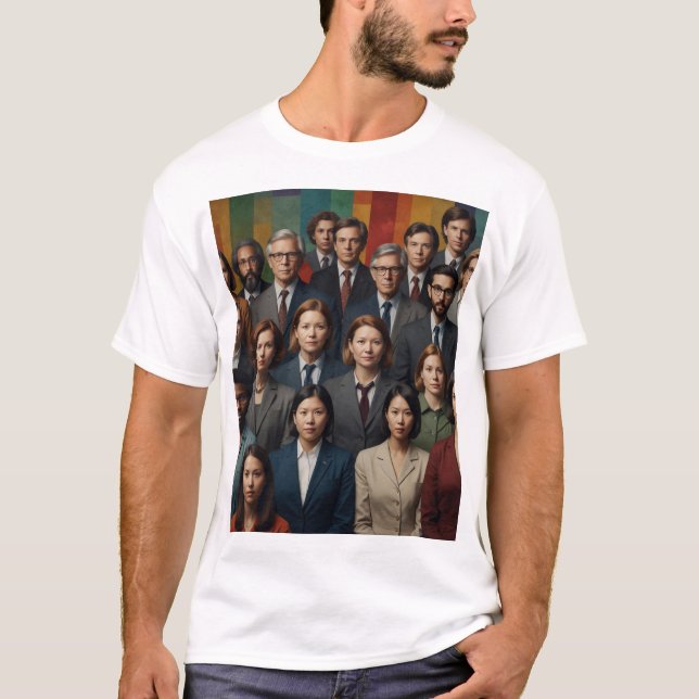 Camiseta O Mosaico da Unidade: Uma Colaboração Global (Frente)