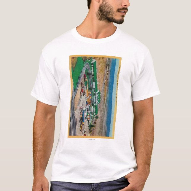 Camiseta O motel de Patmars e modernos (Frente)
