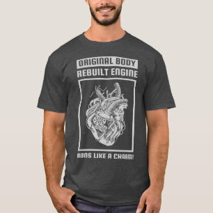 Camiseta O Motor Reconstruído Do Corpo Original Funciona C