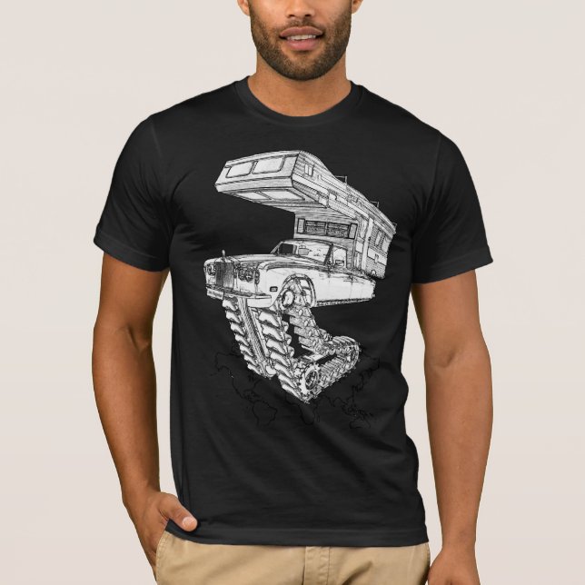 Camiseta O Motorhome vertical o mais alto (Frente)