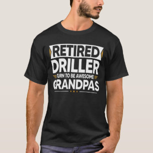 Camiseta O Motorista Aposentado Se Torna Um Avô Incrível