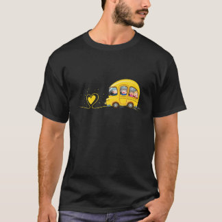 Camiseta O Motorista De Ônibus Escolar Deu O Meu Batimento