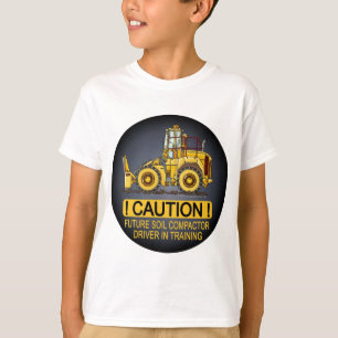 Camiseta O motorista futuro do compressor do solo caçoa o